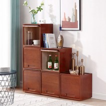 오동나무 도어형 공간박스 원목 큐브박스 미니나무 소품 칼라박스, 옵션3