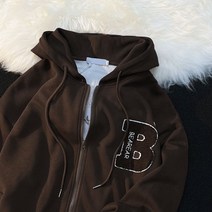 루즈핏 후드티 아메카지스트릿 힙합 남성 여성 트렌드 학원 무드 초 가을 커플코트 4989972923