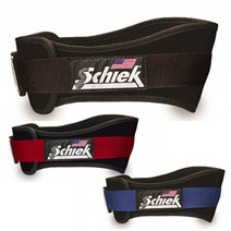 Schiek 시크 헬스벨트 리프팅벨트 파워벨트 Schiek 3004, 레드 M