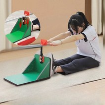 유연성측정기 신체 체대입시 대회 훈련 좌전굴 테스터, 그린 10단계 조절  모델-중학생