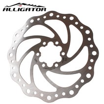 ALLIGATOR 웨이브 스틸 로터 160mm 180mm 203mm (자전거 MTB 디스크 브레이크 6볼트)