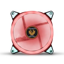 [FIXCOM] F120 TORNADO DOUBLING LED [RED] [시스템쿨러/120mm], 단일옵션