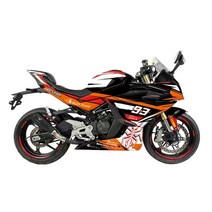 야마하 R3 풀 튜닝스티커 스크래치방지 필름 커스텀 DIY 데칼 카울 드레스업, R, 1개