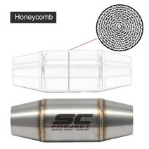 Alconstar 오토바이 35mm 배기 파이프 머플러 촉매 확장 챔버 부품 CRF RMZ DRZ KT YZF KXF WRF WR YZ, CHINA_Model B - SC-001