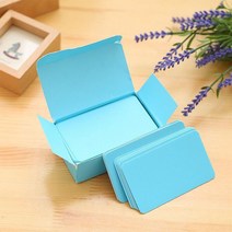 칼라 메모카드 기업 사무용품 메모지 문구류 문구 고급 물품 소모품 다꾸 다이어리 사무실 단체 떡메 오피스 OA 비품구매 회사 학교(블루 100P)