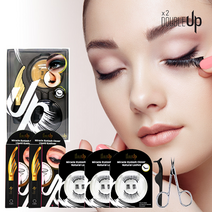 더블업 [SK단독구성/1초 속눈썹! ]더블업 마그네틱 속눈썹, 기타, 블랙블랙