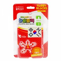 하비블럭 DIY - 태극기 무궁화 set레고아트 블럭아트 block lego 창작 조립, 본상품