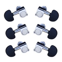 통기타 헤드머신 줄감개 블랙 노브 흑도금, 블랙흑도금노브오른쪽1개(1.2.3번방향)