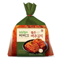 (냉장)비비고 썰은배추김치900gx1개, 종이박스포장