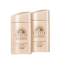 아넷사 정품 퍼펙트 선스크린 마일드 밀크 60ml x 2개 + 스킨케어 젤N 15g Q515940
