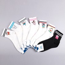 짱구야호5개세트 짱구양말 정품캐릭터양말 중목양말 여자