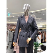 [라인에디션]벨티드 더블버튼 자켓 NWJKJK40