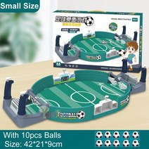 보드게임 축구 테이블 게임 파티 탁상 놀이 스포츠 휴대용 선물, Small With 10 Balls