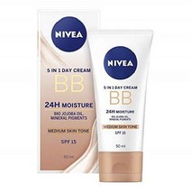 독일니베아 미국 영국 독일산 니베아크림 니베아 BB 크림 블레미쉬 밤 미디엄 투 다크 50ml, 단일수량