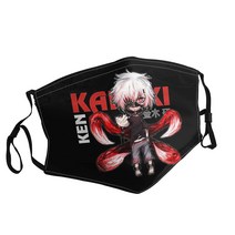 Tokyo Ghoul-19 성인용 인쇄 마스크 일본 만화 영화 방진 빨 조절 가능