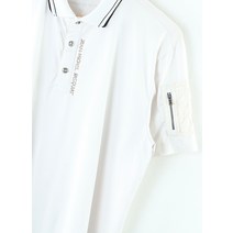 (XXL)바스키아 반팔 카라 티셔츠 화이트95