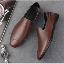 캐주얼구두 mens soft driving shoes 남성용 정품 pu 가죽 신발 스니커즈 남성 성인 수제 슬립 온 플랫 보트 신발 남자 신발
