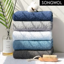 송월타월 오브제 세면타올, 스카이, 10장