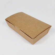 kr도시락 1호 2호 3호 김밥 초밥 일회용종이용기 포장용기 크라프트 종이도시락, kr도시락-2호(600개), 1개