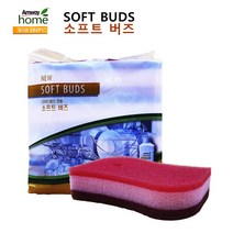 암웨이 디쉬드랍스 전용 소프트 버즈 (수세미), 1개, 4개입