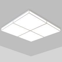 베이직 아트솔 정사각 거실등 8등 LED 240W 주광색, 단품