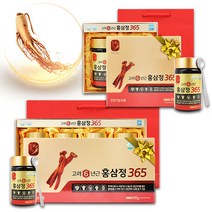 6년근 고려홍삼정 365 홍삼액기스 중학생 청소년 수험생 노인 원기회복, 고려홍삼정 365(2병), 본상품선택