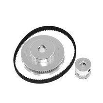 3D프린터벨트 6mm 보어 5 8 10mm 타이밍 벨트 풀리, 20T8-60T5-200mm