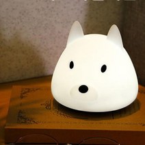 포커스협력사 수면 유도등 드레스룸 PC방꾸미기 국민 수유등 셀프간접 인테리어 조명 허스키 LED, 허스키실리콘무드등, 화이트