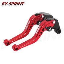 2018 새로운 오토바이 브레이크 레버 CNC 조정 가능한 짧은 클러치 야마하 R6 2005-2016, 11 B Red YZF-R6