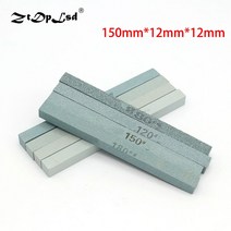 연마제 스크레치 150x12mm 80-1200 그릿 오일 스톤 실리콘 카바이드 샌드 바 연마 스퀘어 나이프 샤프너, 01 Grit 120