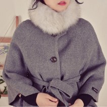 ac 겨울 여우 목도리 숄 쁘띠 털 머플러 퍼 캐시미어