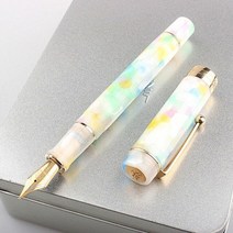 만년필 잉크 세트만년필 잉크 세트Jinhao 100 centennial 수지 f 골든, 펜 하나, 미세 0.5mm