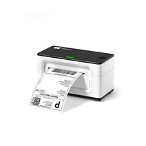 MUNBYN 배송 라벨 프린터 배송 패키지용 4x6 프린터 가정에서 하는 작은 사업용 USB 열 전사 프린터 Etsy Shopify Ebay FedEx UPS USPS와 호환, 화이트.