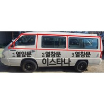 조은넷)자석식 쌍용 자동차 KG모빌리티 이스타나 방충망 앞문 운전석조수석 트렁크 슬라이드도어문 2열 3열 뒷유리창문 차박 캠핑 차량용 모기장