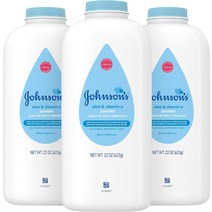 존슨즈 베이비 파우더 3팩 Johnsons Baby 623.7g 3팩, 1개