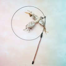 애완 동물 용품 벨 깃털 고양이 막대 애완동물 장난감 와이 새 대화 형 제품 좋아하는 장난감애완동물, 01 1pc