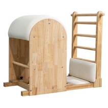 바렐 필라테스 레더 바랠 우드 요가 홈 스트레칭, 사다리 배럴오크 스타일