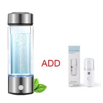 YenvQee-420ML 휴대용 수소 발생기 워터 필터 이오나이저 순수 H2 풍부한 알칼리성 Usb 가습기 수소 생성기, 04 Combination