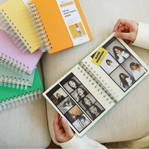 접착식 네컷 앨범 커플 사진첩 셀프 포토북 3x5 4x6, 캐럿