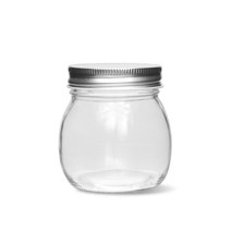 MIR 유리병 클래식 미르 자 290ml 원형 예쁜 잼병 수제청 공병 소분저장 밀폐유리용기