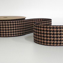 리본벨리 하운드투스리본 40mm, 9m, 곤색/베이지