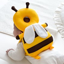 [꿀벌쿵방지] 리틀클라우드 유아 아기 머리쿵 방지 머리 보호대 쿠션, 1개, 꿀벌
