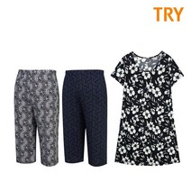 TRY 쿨썸머 이지웨어 반바지 원피스