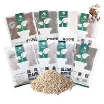 소포장 2L/2KG 분갈이흙 마사토 난석 기타자재, 원예용 고급 난석, 사쓰마토 2L 대립