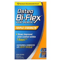 오스테오 바이 플렉스 관절 건강 트리플 스트렝스 코팅정제 120정 연골 서포트 관절엔콘드로이친