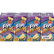 Five Alive Tropical Citrus Juice Box (8-Pack) 6.7Oz {Imported from Canada} 파이브 얼라이브 트로피컬 시트러스 주스 박스, 1