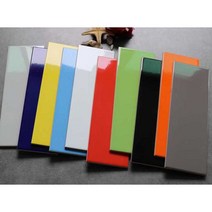 컬러타일 아트 벽돌타일 100x300 주방 욕실 현관, 플랫 밝은 오렌지 다른