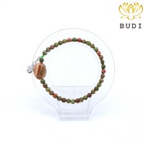 [BUDDIEE] 화녹석 길상여의 팔찌 4mm -소원팔찌 행운팔찌 원석팔찌