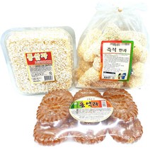 즉석한과 유과 통산자 손약과 제수용한과 3종셋트, 1세트, 900g