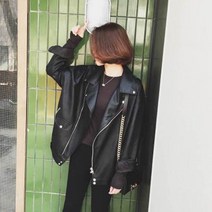 여성 봄 가을 가죽자켓 가을과 겨울 새로운 가죽 가죽 자켓 여성용 캐주얼 35